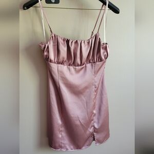 Forever 21 Mauve Satin Dress